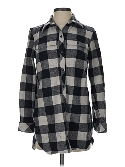 Pre-owned L.l.bean Signature Long Sleeve Button Down Shirt In Gray