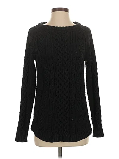 Pre-owned L.l.bean Signature Pullover Sweater In Black
