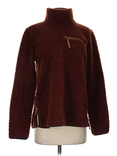 Pre-owned L.l.bean Signature Pullover Sweater In Burgundy