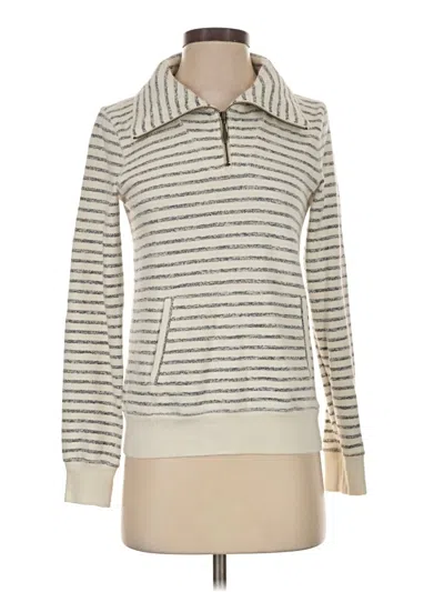 Pre-owned L.l.bean Signature Pullover Sweater In Ivory