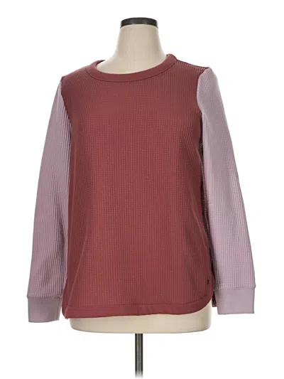 Pre-owned L.l.bean Signature Sweater Vest In Burgundy