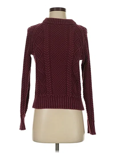 Pre-owned L.l.bean Signature Turtleneck Sweater In Burgundy