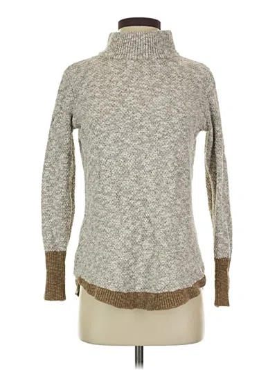 Pre-owned L.l.bean Signature Turtleneck Sweater In Gray