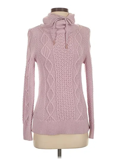 Pre-owned L.l.bean Signature Turtleneck Sweater In Pink