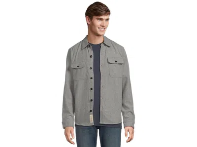 L.l.bean Signature Wool Workshirt Regular In Gray