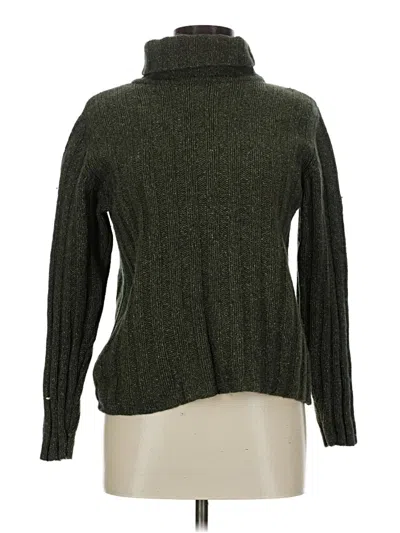 Pre-owned L.l.bean Silk Pullover Sweater In Green