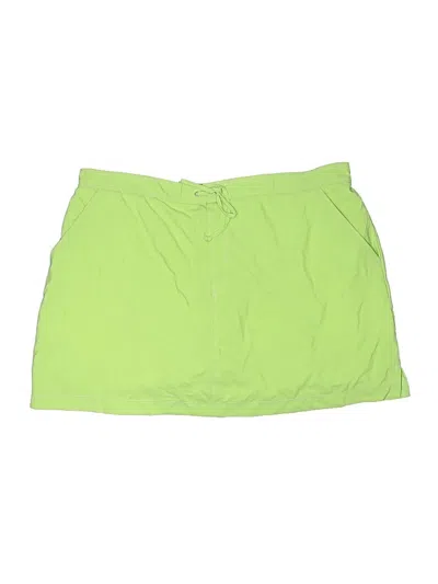 Pre-owned L.l.bean Skort In Green