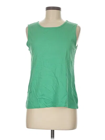 Pre-owned L.l.bean Sleeveless T-shirt In Green