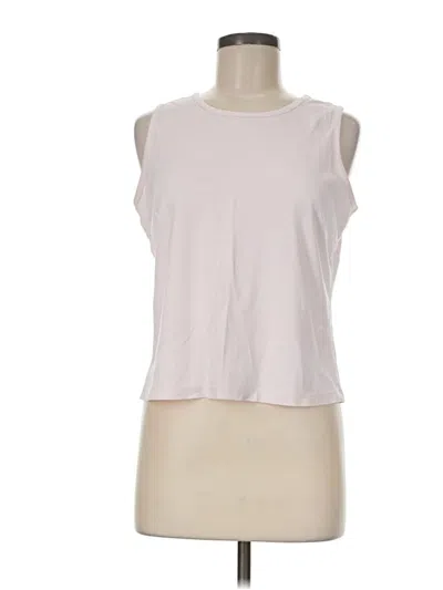 Pre-owned L.l.bean Sleeveless T-shirt In Ivory