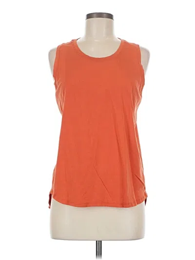 Pre-owned L.l.bean Sleeveless T-shirt In Orange