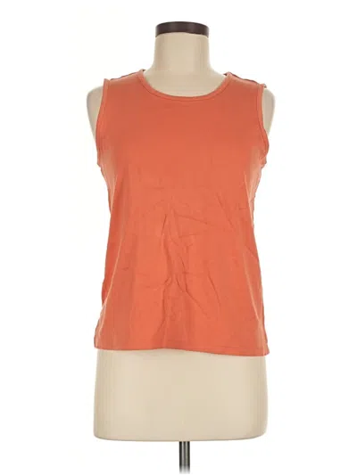 Pre-owned L.l.bean Sleeveless T-shirt In Orange