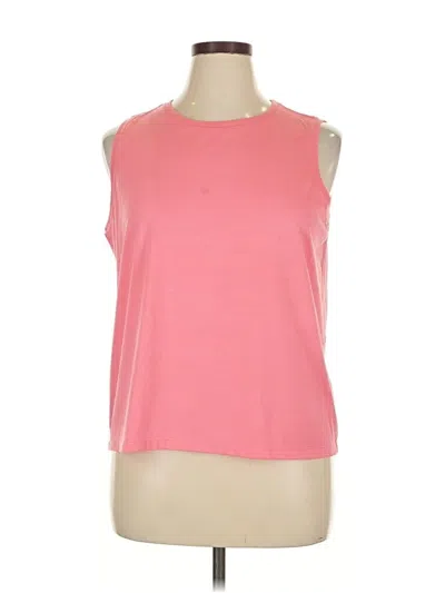 Pre-owned L.l.bean Sleeveless T-shirt In Pink