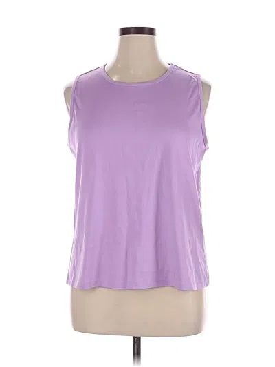 Pre-owned L.l.bean Sleeveless T-shirt In Purple