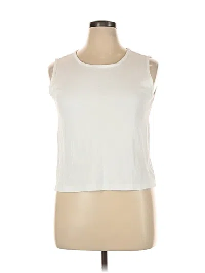 Pre-owned L.l.bean Sleeveless T-shirt In White
