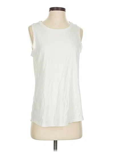 Pre-owned L.l.bean Sleeveless T-shirt In White