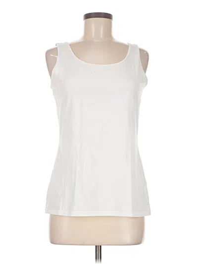 Pre-owned L.l.bean Sleeveless T-shirt In White