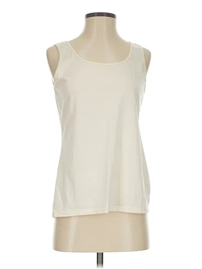 Pre-owned L.l.bean Sleeveless T-shirt In White