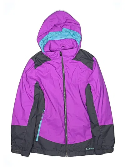 Pre-owned L.l.bean Kids' Snow Jacket In Purple