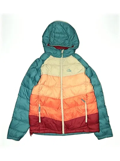 Pre-owned L.l.bean Kids' Snow Jacket In Teal