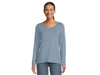 L.l.bean Soft Stretch Supima T-shirts Scoop Neck Long Sleeve