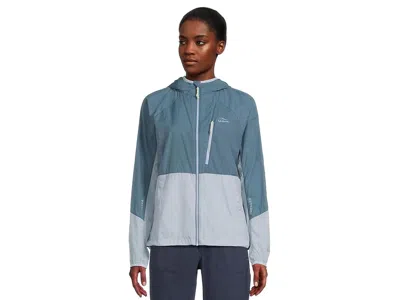 L.l.bean Stowaway Windbreaker In Blue