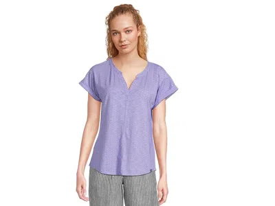 L.l.bean Streamside Tank Top Split-neck In Purple