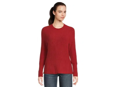 L.l.bean Supersoft Waffle Sweater Crewneck