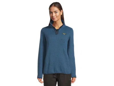 L.l.bean Sweater Fleece Pullover In Blue