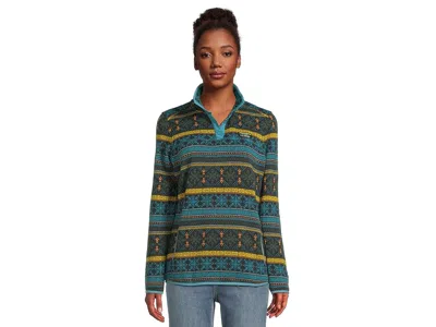 L.l.bean Sweater Fleece Pullover Print