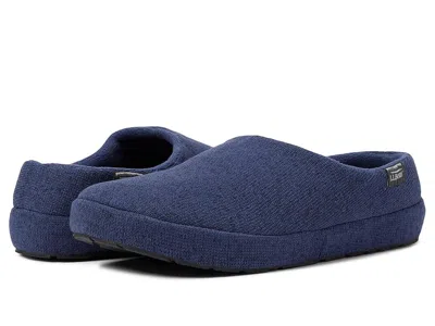 L.l.bean Sweater Fleece Slipper Scuff Ii In Blue