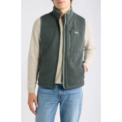 L.l.bean Sweater Fleece Vest In Green