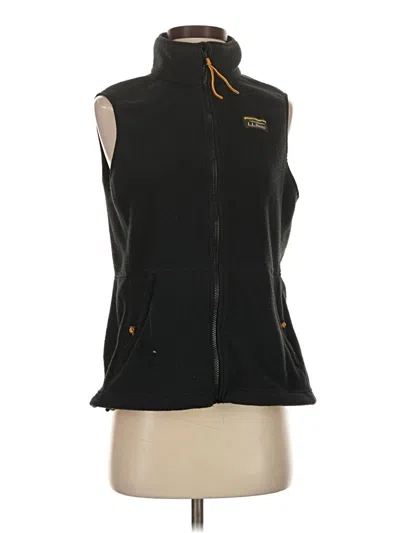 Pre-owned L.l.bean Sweater Vest In Black