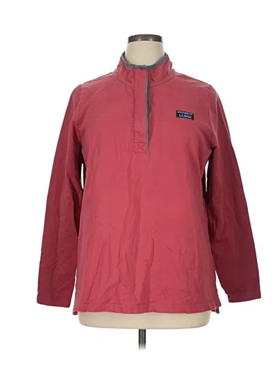 Pre-owned L.l.bean Sweatshirt In Burgundy