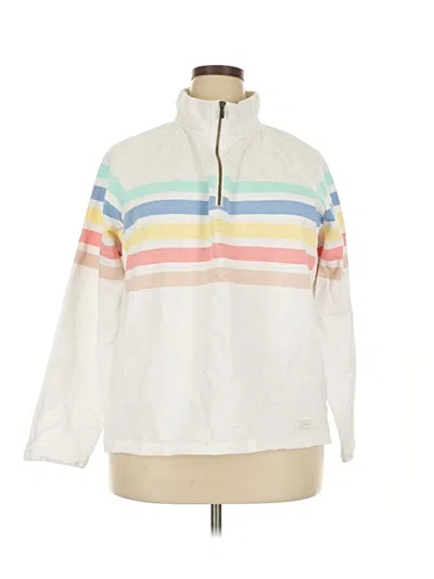 Pre-owned L.l.bean Sweatshirt In White