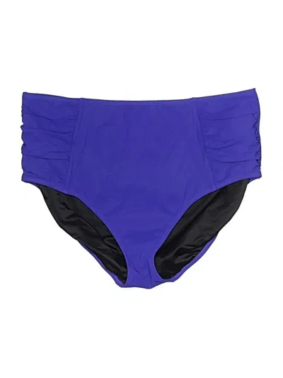 Pre-owned L.l.bean Swimsuit Bottoms In Purple
