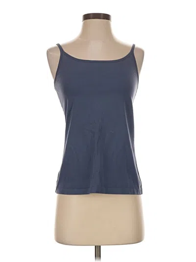 Pre-owned L.l.bean Tank Top Blue Strapless Neckline Tops