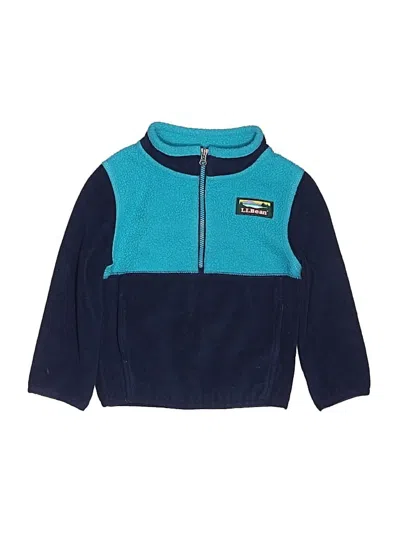 Pre-owned L.l.bean Kids' Track Jacket In Blue