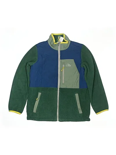 Pre-owned L.l.bean Kids' Track Jacket In Green