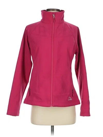 Pre-owned L.l.bean Track Jacket In Pink
