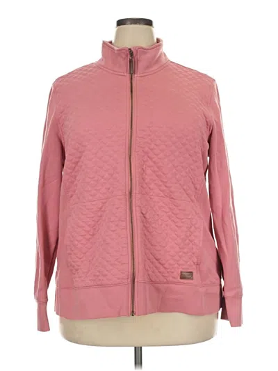 Pre-owned L.l.bean Track Jacket In Pink