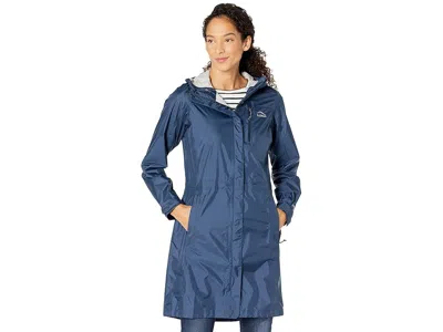 L.l.bean Trail Model Raincoat In Blue