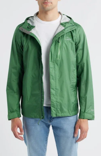 L.l.bean Trail Model Waterproof Rain Jacket In Green