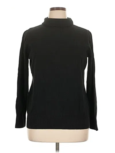 Pre-owned L.l.bean Turtleneck Sweater In Black