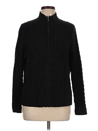 Pre-owned L.l.bean Turtleneck Sweater In Black