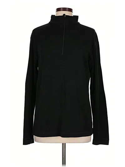 Pre-owned L.l.bean Turtleneck Sweater In Black