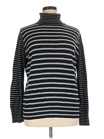 Pre-owned L.l.bean Turtleneck Sweater In Black