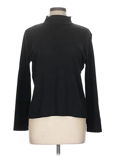 Pre-owned L.l.bean Turtleneck Sweater In Black