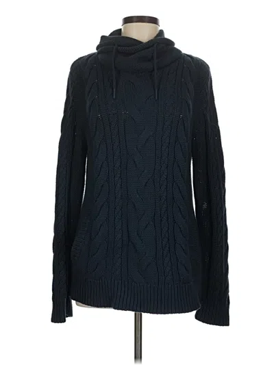 Pre-owned L.l.bean Turtleneck Sweater In Black
