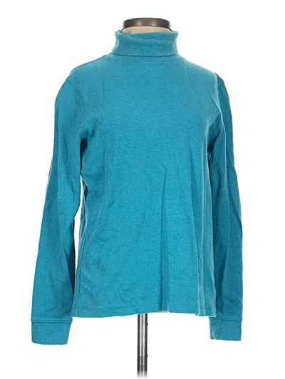 Pre-owned L.l.bean Turtleneck Sweater In Blue