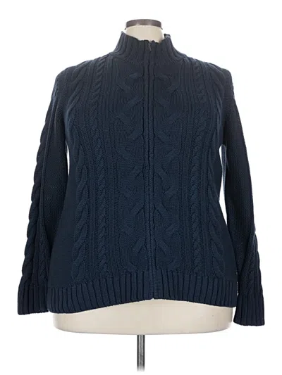 Pre-owned L.l.bean Turtleneck Sweater In Blue